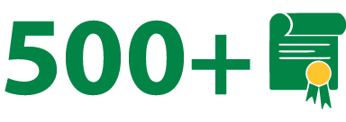 500+ scholarships awarded to students throughout the Annual Fund's History