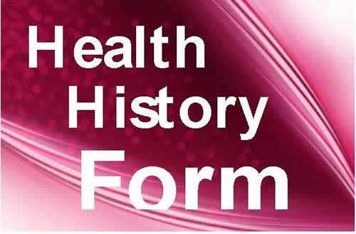 Health History Form