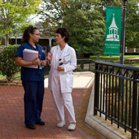 Two Nurses at New Castle Campus