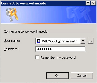 WILMCOLL domain login