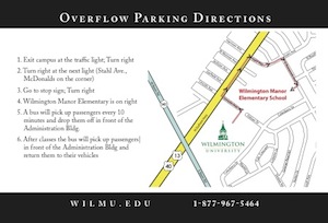 Overflow Parking Map to George Read Elementary