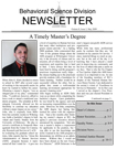 Behavioral Science Division Newsletter
