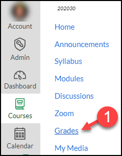 Grades screenshot