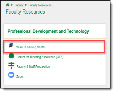 Learning Center click 2