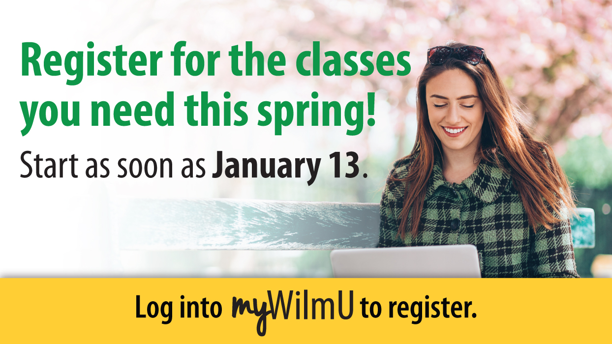 Register for the classes you need.
