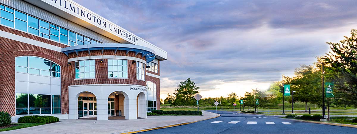 Brandywine campus front entrance of building