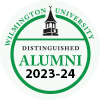 Wilmington University 2023-24 Distinguished Alumni Award logo