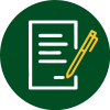 Registration icon.