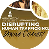 Disrupting Human Trafficking conference graphic.