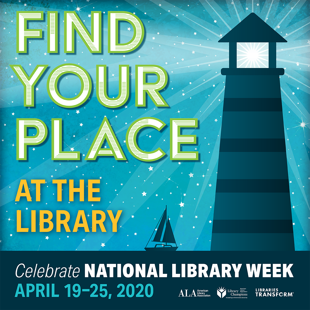 Find Your Place at the Library poster