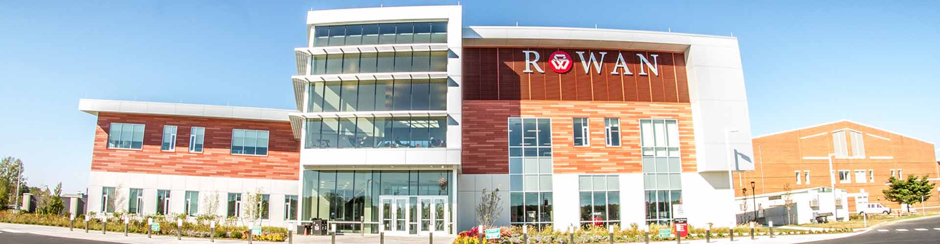 A front view of the campus.