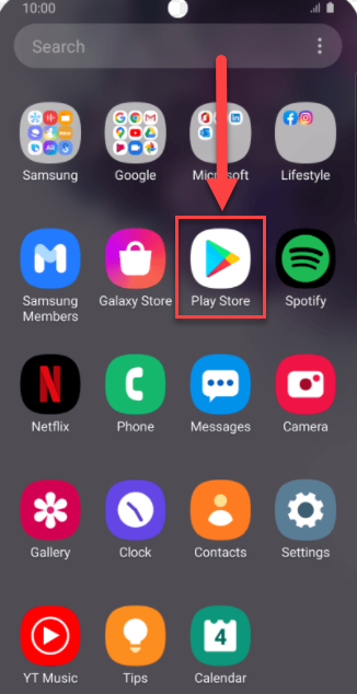 Android phone play store icon