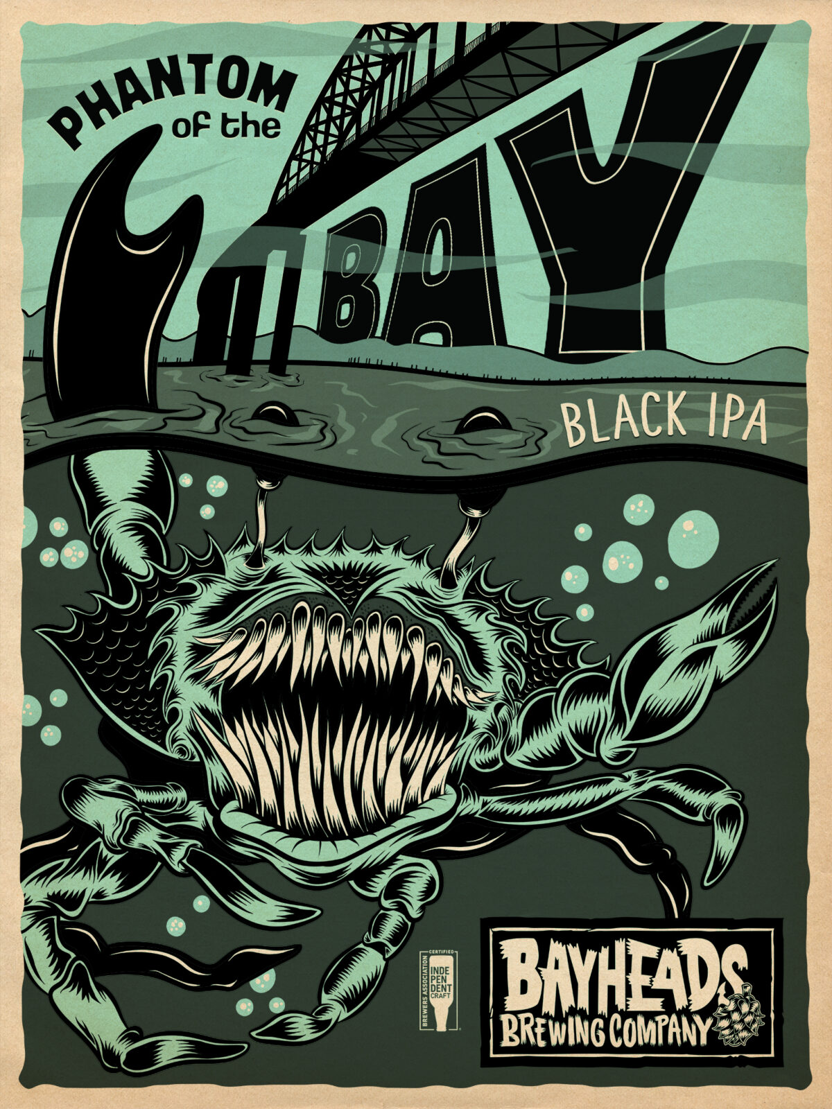 phantom of the bay bayheads brewing company poster