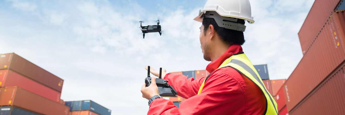 Drone Operations and Applications Certificate Students